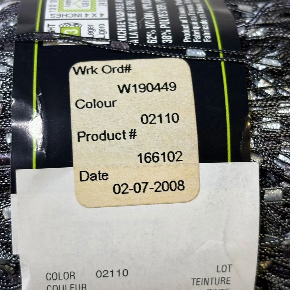 2 Skeins Bernat‎ Matrix Yarn Browser Blue 2110 50g 140 Yards Knitting Crochet